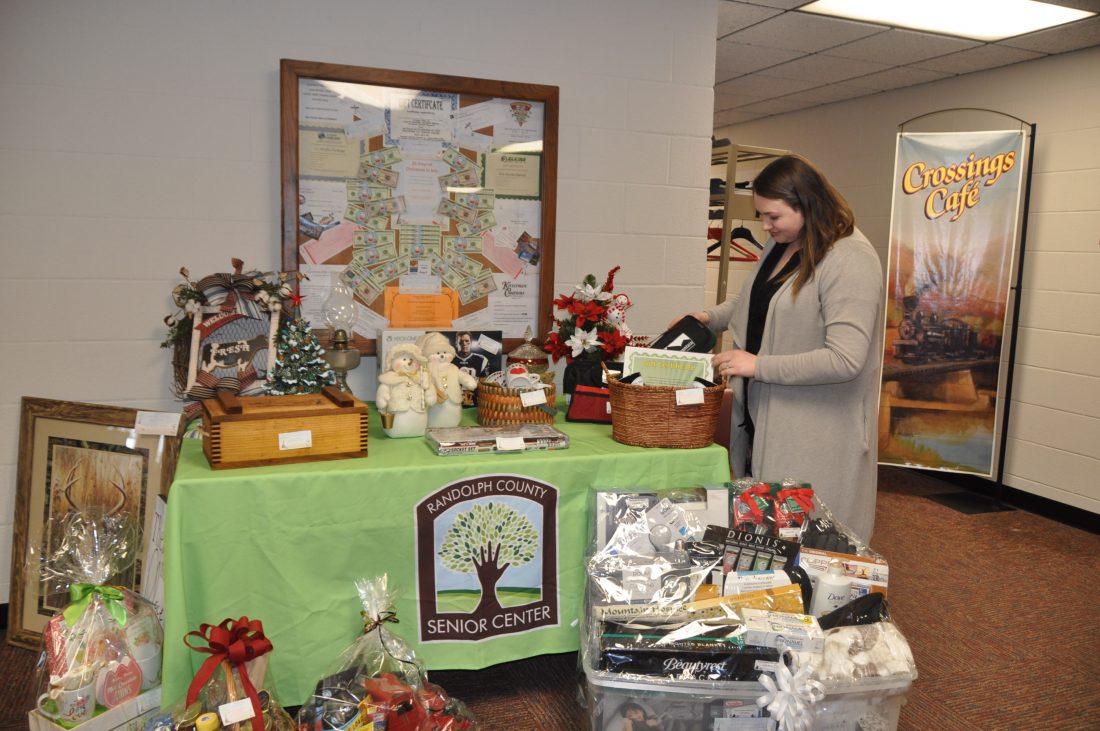 Senior Center Raffle Gathering Raffle Prizes - The Intermountain